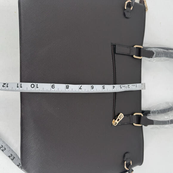 Montana West purse womens black leather tote large medium double handles - Picture 9 of 10